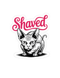 Shaved Kitty - Red accent